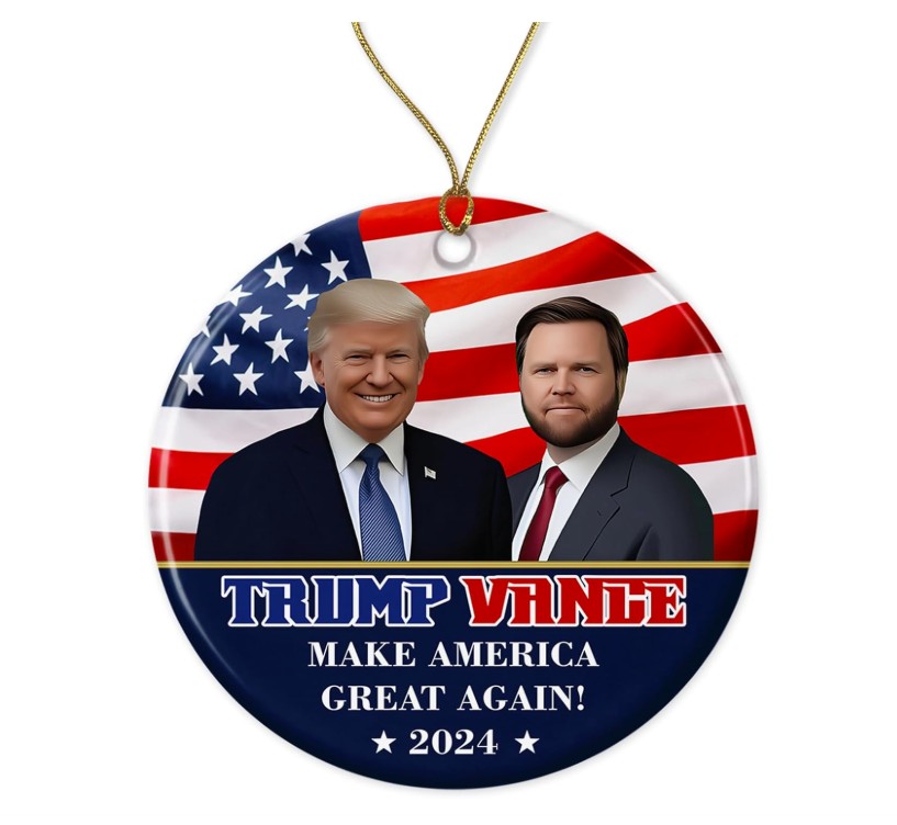 Trump Vance Make America Great Again Ornament