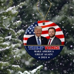 Trump Vance Make America Great Again Ornament