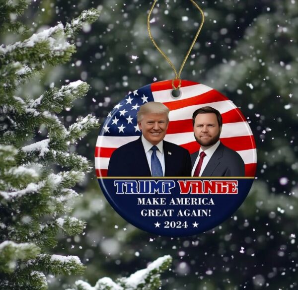 Trump Vance Make America Great Again Ornament