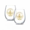 2025 Inauguration with Exclusive Trump Seal Wine Glasses
