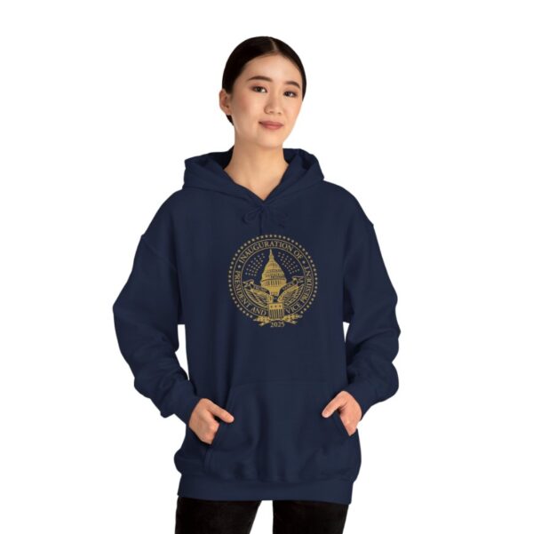 2025 Trump Inaugural Seal Navy Hoodie Shirt