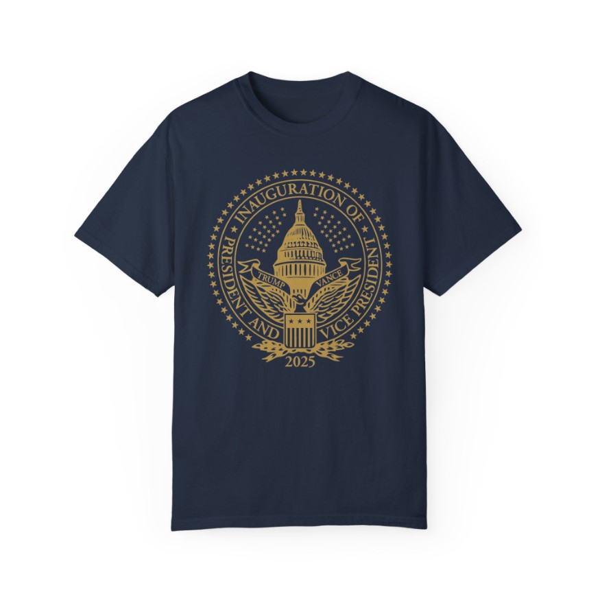 2025 Trump Inaugural Seal Navy T-Shirt