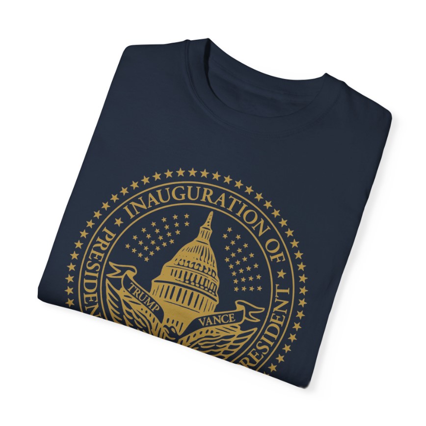 2025 Trump Inaugural Seal Navy T-Shirt