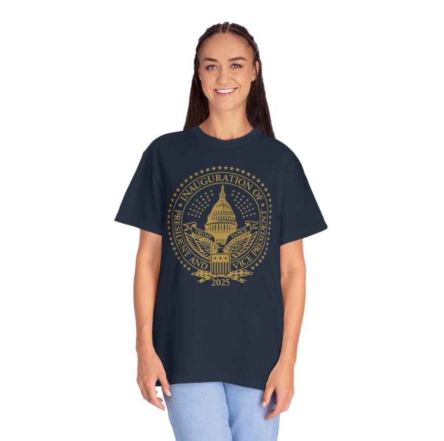 2025 Trump Inaugural Seal Navy T-Shirt