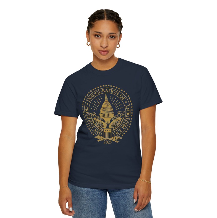 2025 Trump Inaugural Seal Navy T-Shirt