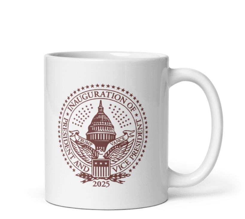 2025 Trump Inaugural Seal White Mug