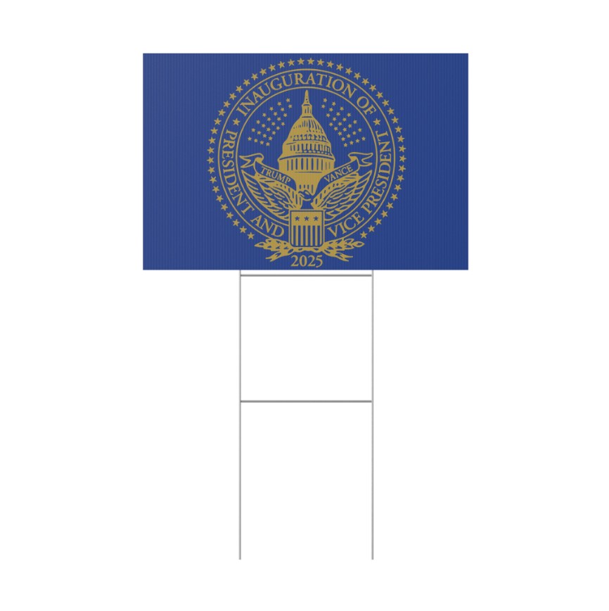 2025 Trump Inauguration MAGA Yard Sign