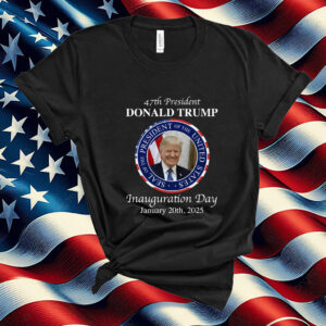 47 President Donald Trump Inauguration Day 2025 Memorabilia T-Shirt