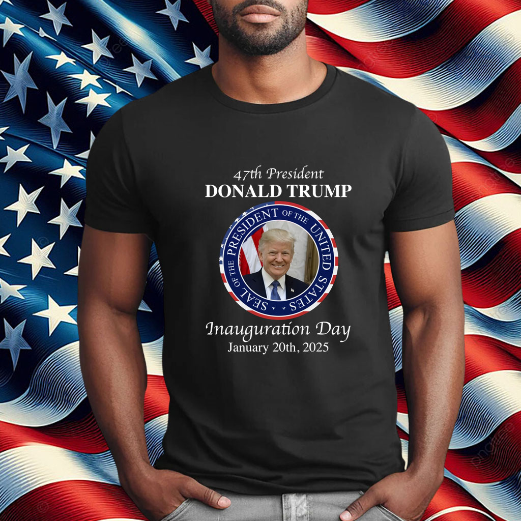 47 President Donald Trump Inauguration Day 2025 Memorabilia T-Shirt