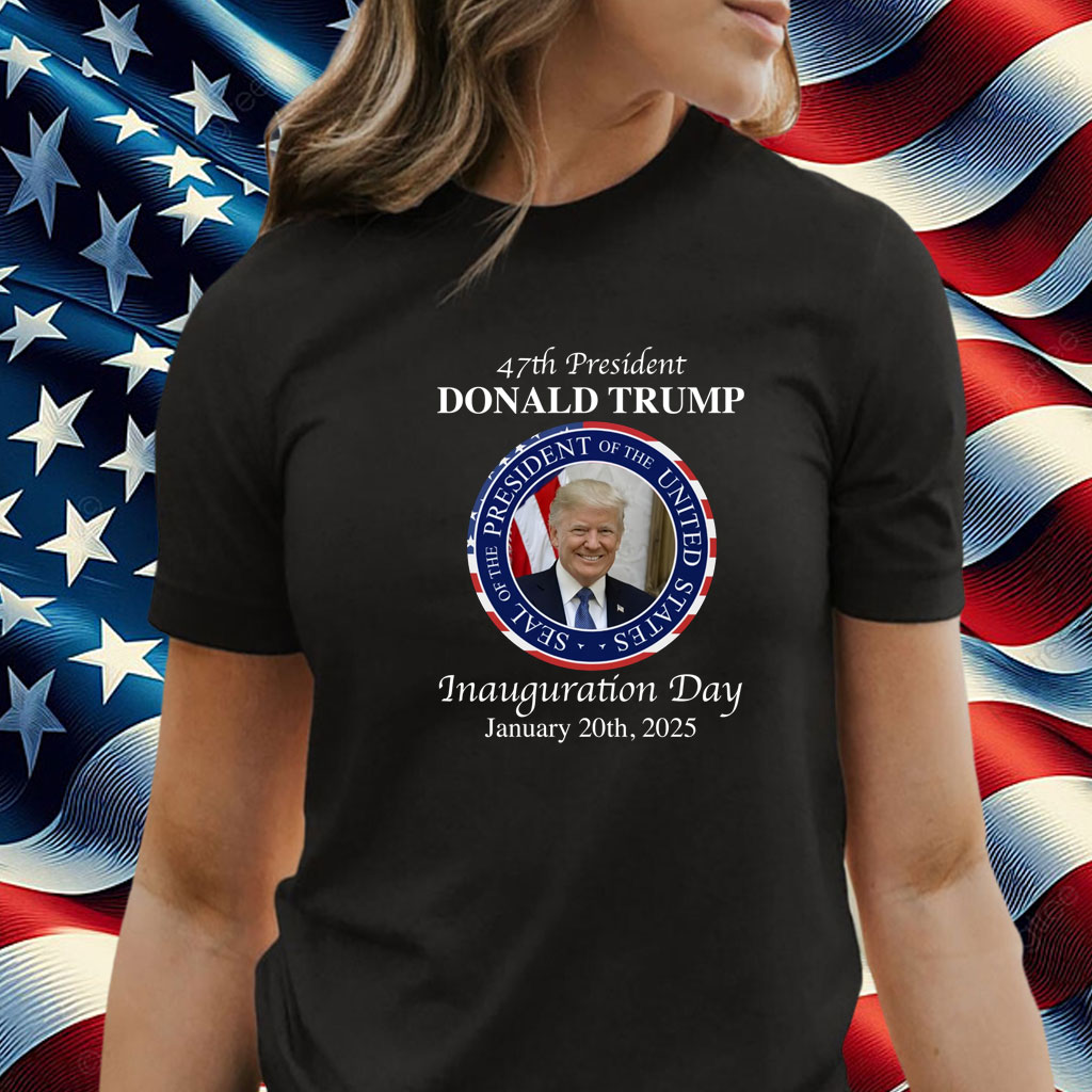 47 President Donald Trump Inauguration Day 2025 Memorabilia T-Shirt