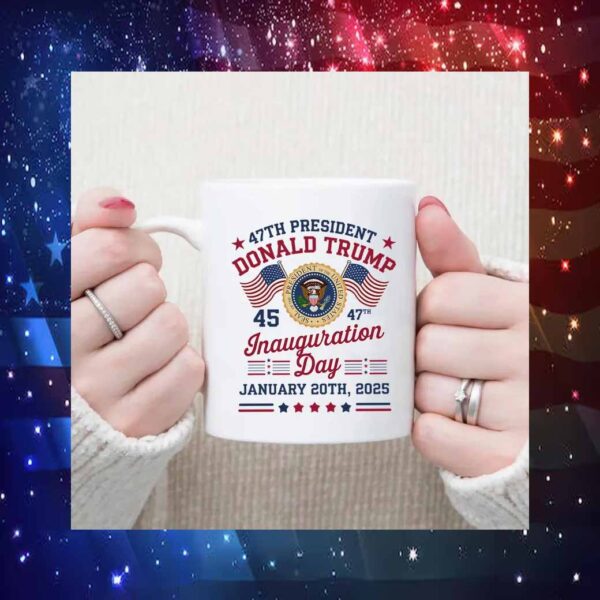 47th President Donald Trump Inauguration Day Mug