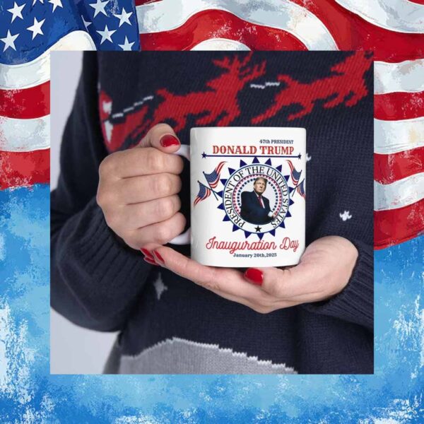 47th President Donald Trump Inauguration Mug
