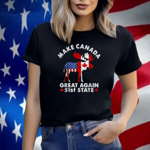 Canada 51st State Funny Trump Political Canada Shirt