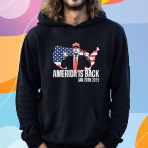Donald Trump 2025 America is Back T-Shirt