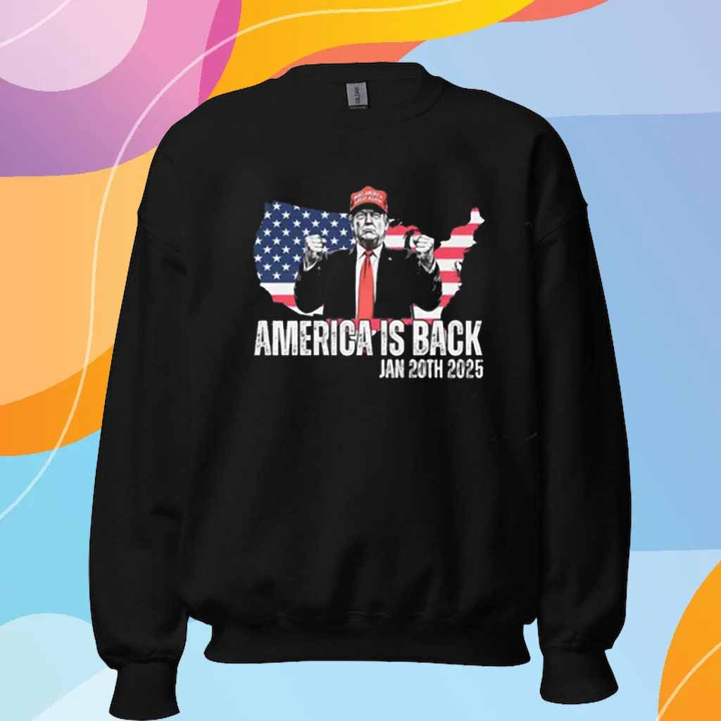 Donald Trump 2025 America is Back T-Shirt