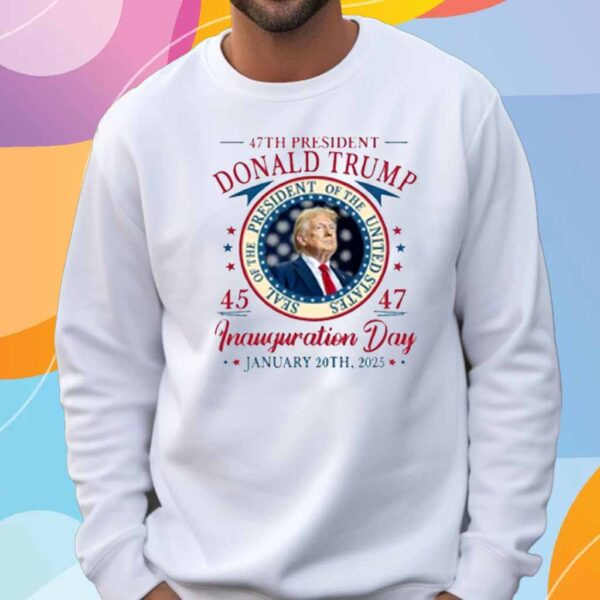 Donald Trump 47th President Inauguration 2025 Supporters Patriotic T-Shirt