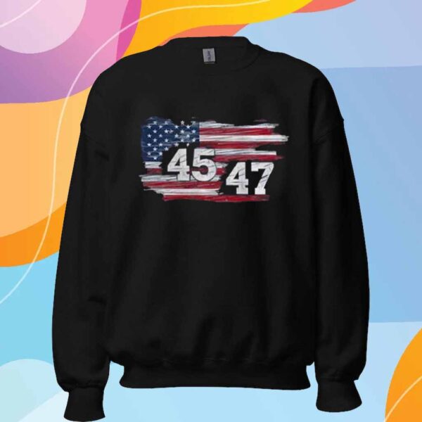 Donald Trump America 45 47 T-Shirt