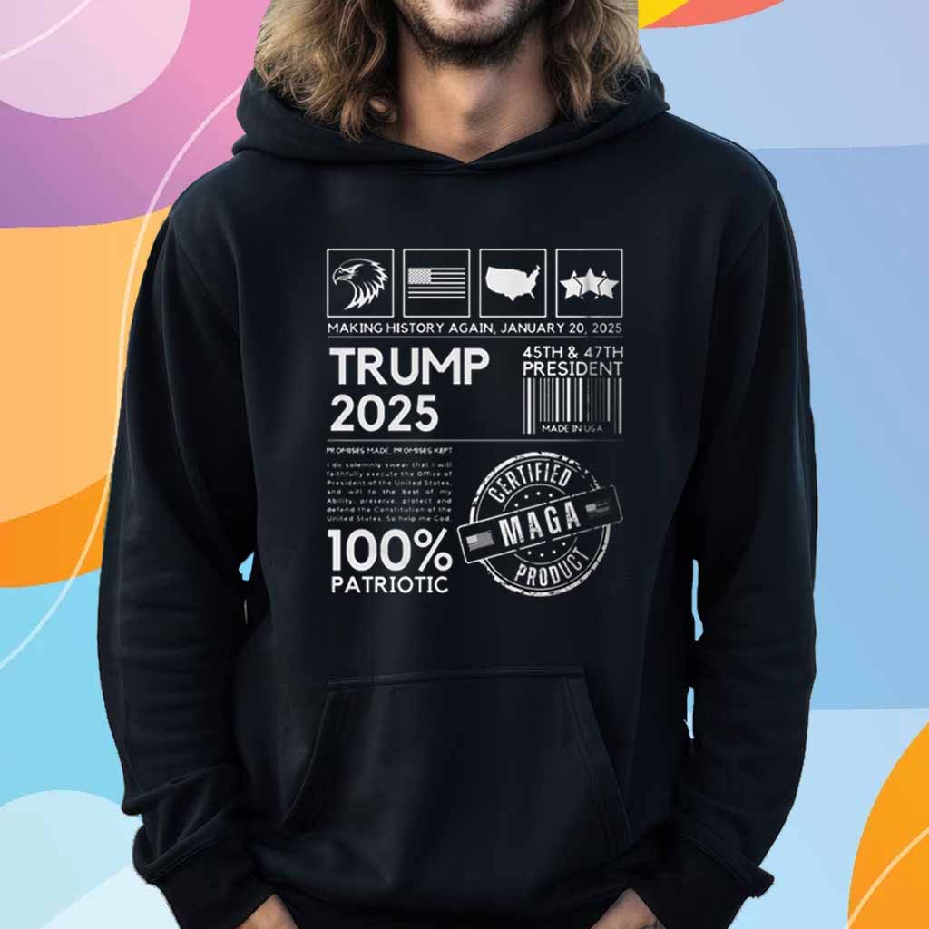 Donald Trump Inauguration Day 2025 Shirt, America First Trump T-Shirt