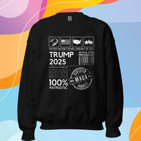Donald Trump Inauguration Day 2025 Shirt, America First Trump T-Shirt