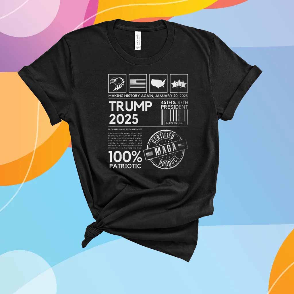 Donald Trump Inauguration Day 2025 Shirt, America First Trump T-Shirt