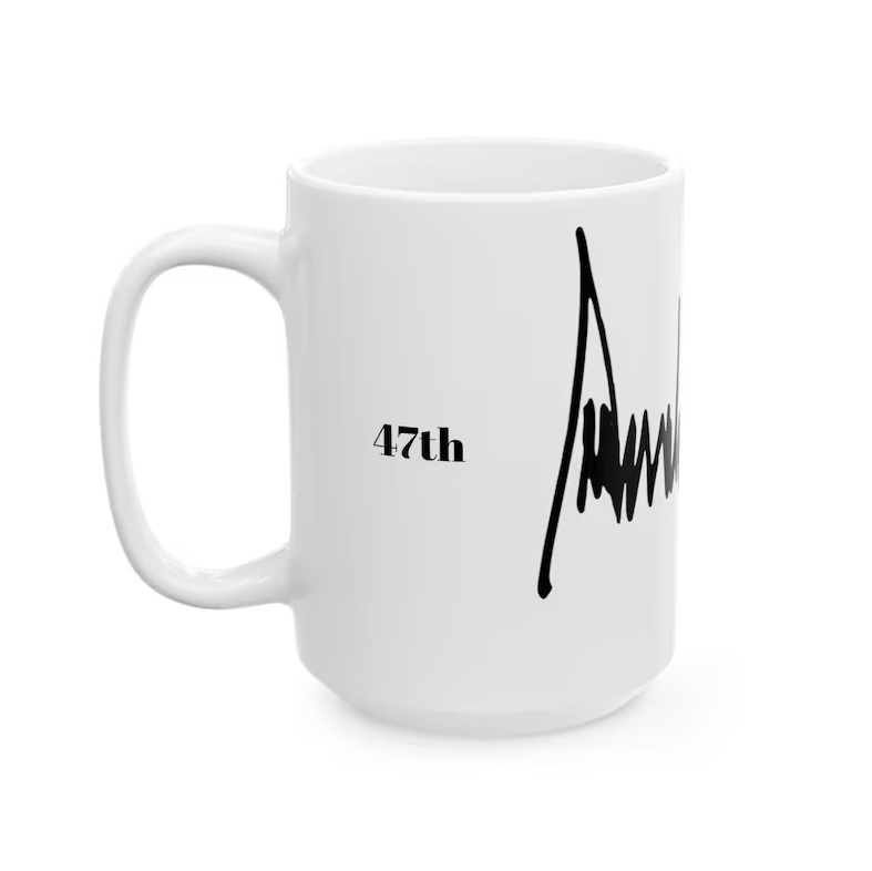 Donald Trump Signature Minimalist Mug Donald Trump Signature Minimalist Mug
