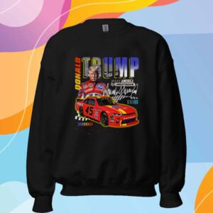 Make America Great Again Racing Trump Race car USA Funny T-Shirt