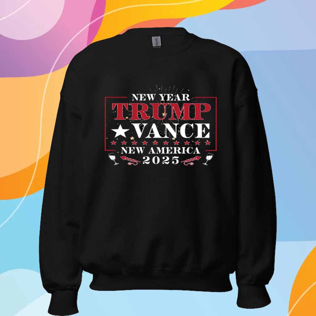 New Year Trump Vance New America 2025 T-Shirt