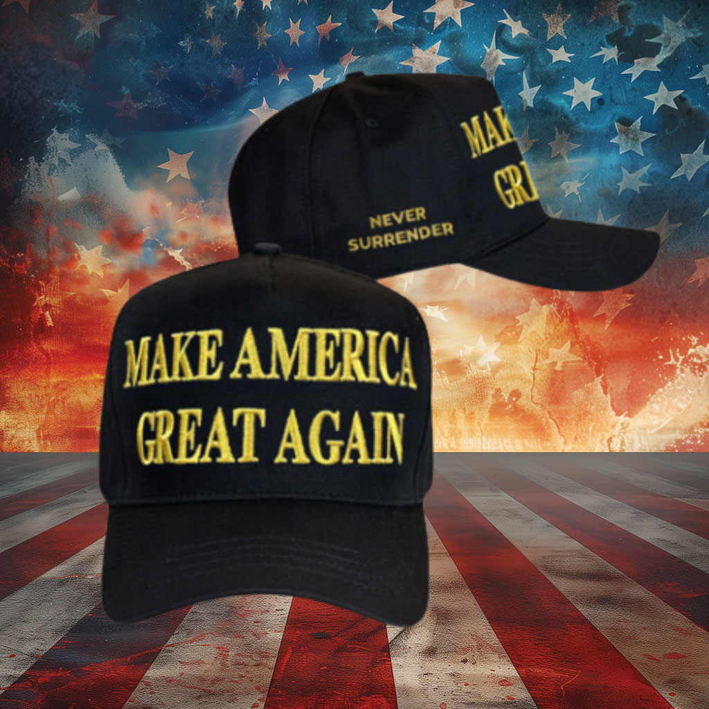 Official Gold Dark MAGA Hat