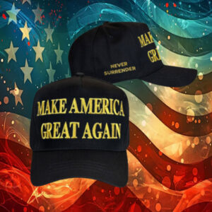 Official Gold Dark MAGA Hat
