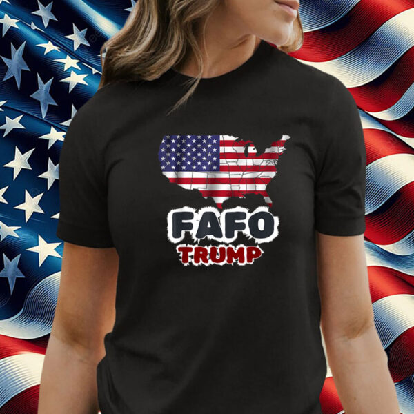 Official Trump FAFO F Around Find Out US Flag Vintage Shirt