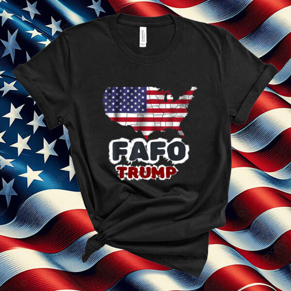 Official Trump FAFO F Around Find Out US Flag Vintage Shirt