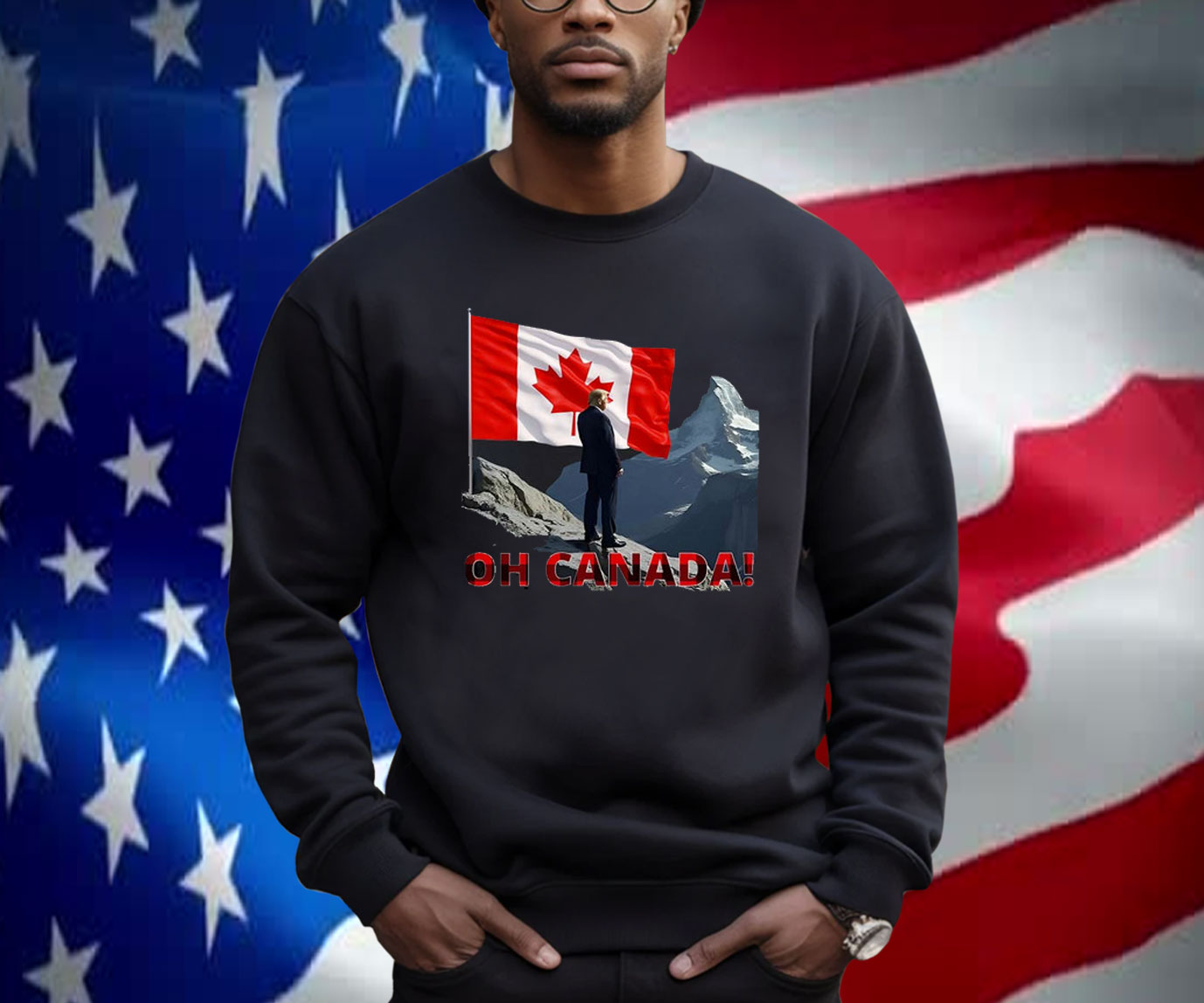 Patriot Pride Oh Canada Funny Trump USA Canada Annex shirt