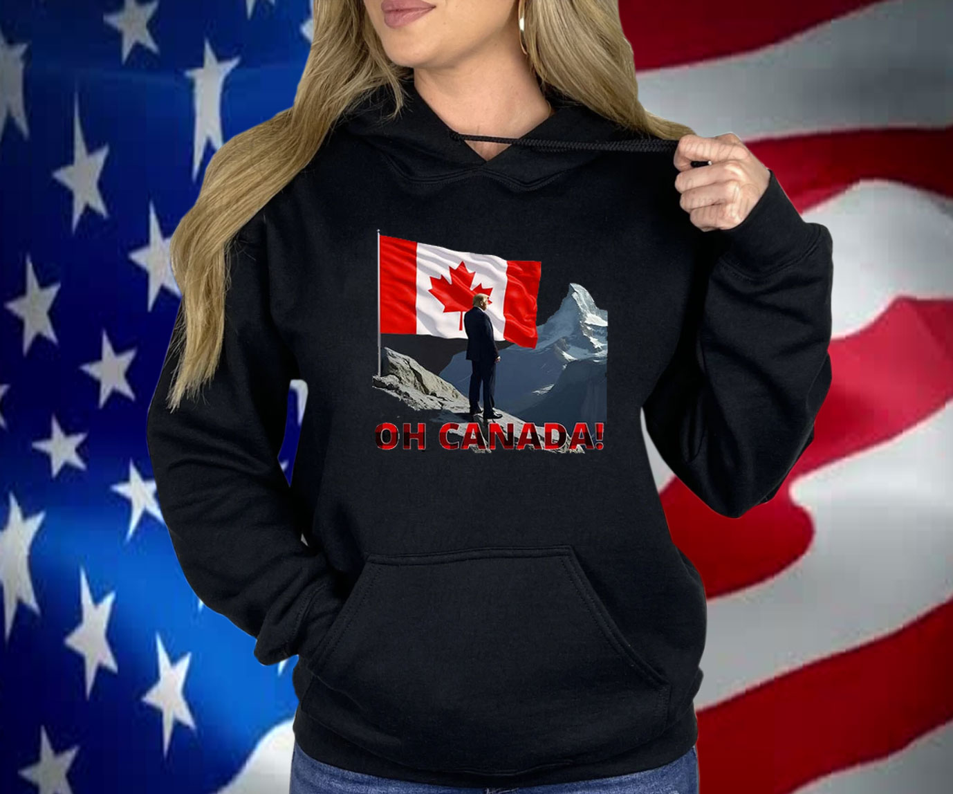 Patriot Pride Oh Canada Funny Trump USA Canada Annex shirt