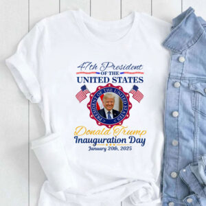 President Donald Trump Inauguration Day 2025 Memorabilia T-Shirt