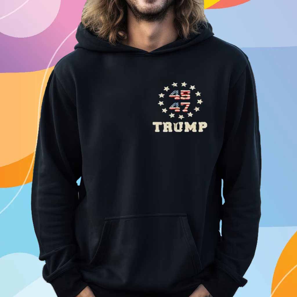 Take America Back Trump Flag 45 47 T-Shirt