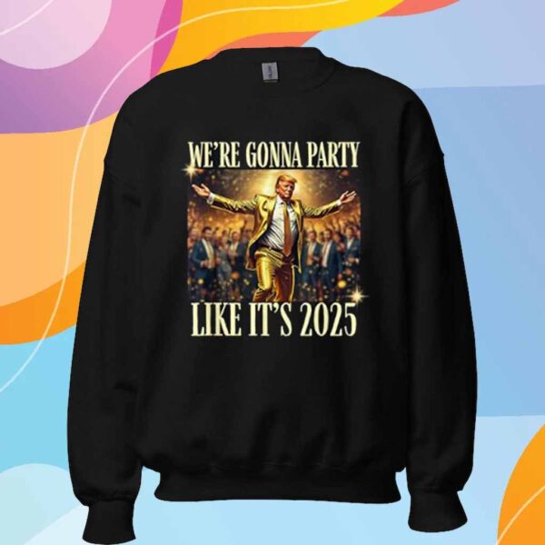 Trump Dance New Year 2025 Party Inauguration MAGA Republican T-Shirt