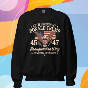 Trump Inauguration Day 45 47 T-Shirt