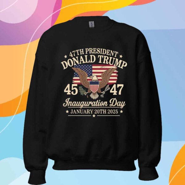 Trump Inauguration Day 45 47 T-Shirt