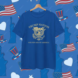 Trump Nation Golden of America Eagle Seal Shirt