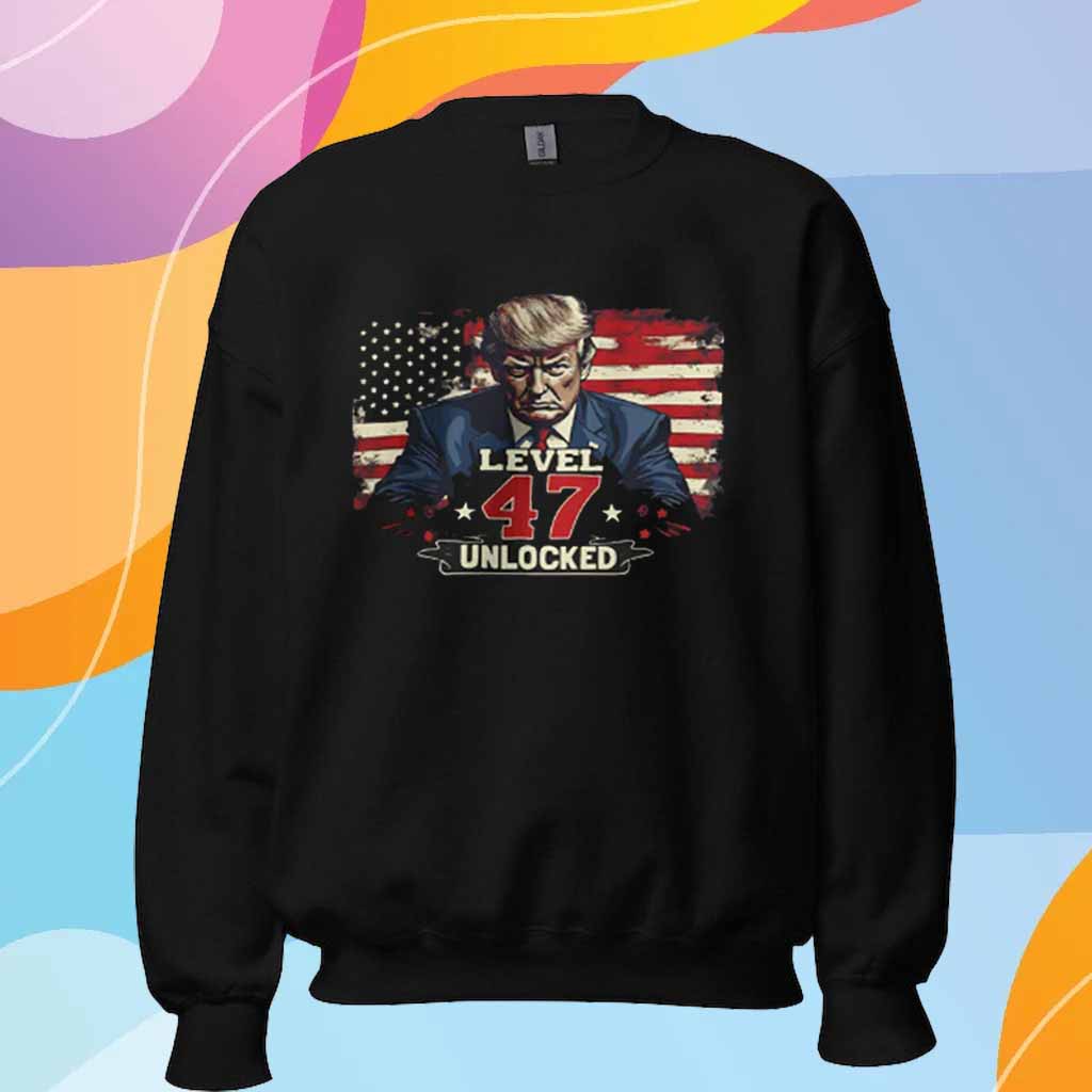 Trump President Level 47 Unlocked T-Shirt