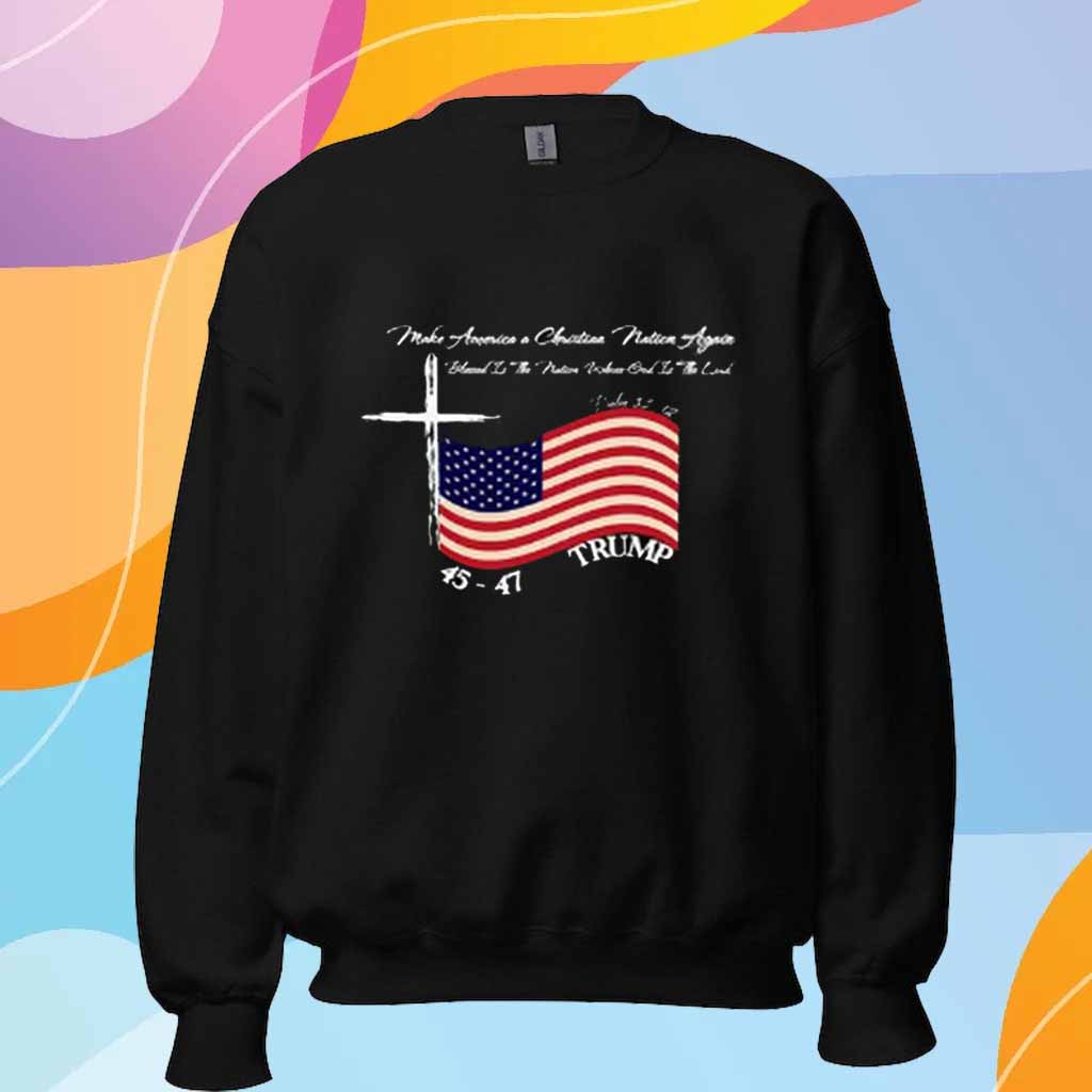Trump President Make America a Christian Nation Again T-Shirt