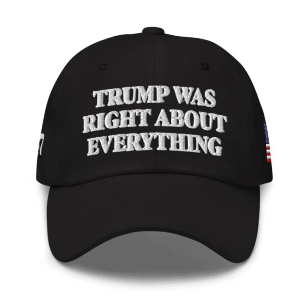 Trump Was Right About Everything Classic Dad Hat
