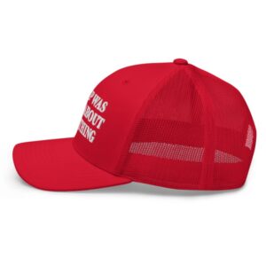 Trump Was Right About Everything Red Trucker Cap