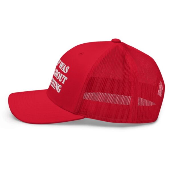 Trump Was Right About Everything Red Trucker Cap