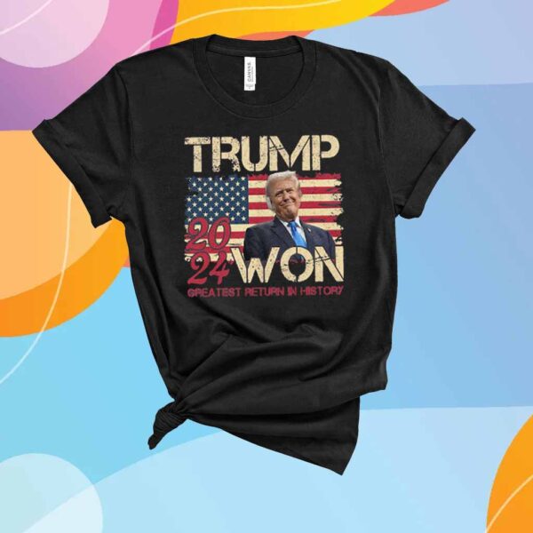 Trump We Won Win Inauguration Day 2025 47th President T-Shirt