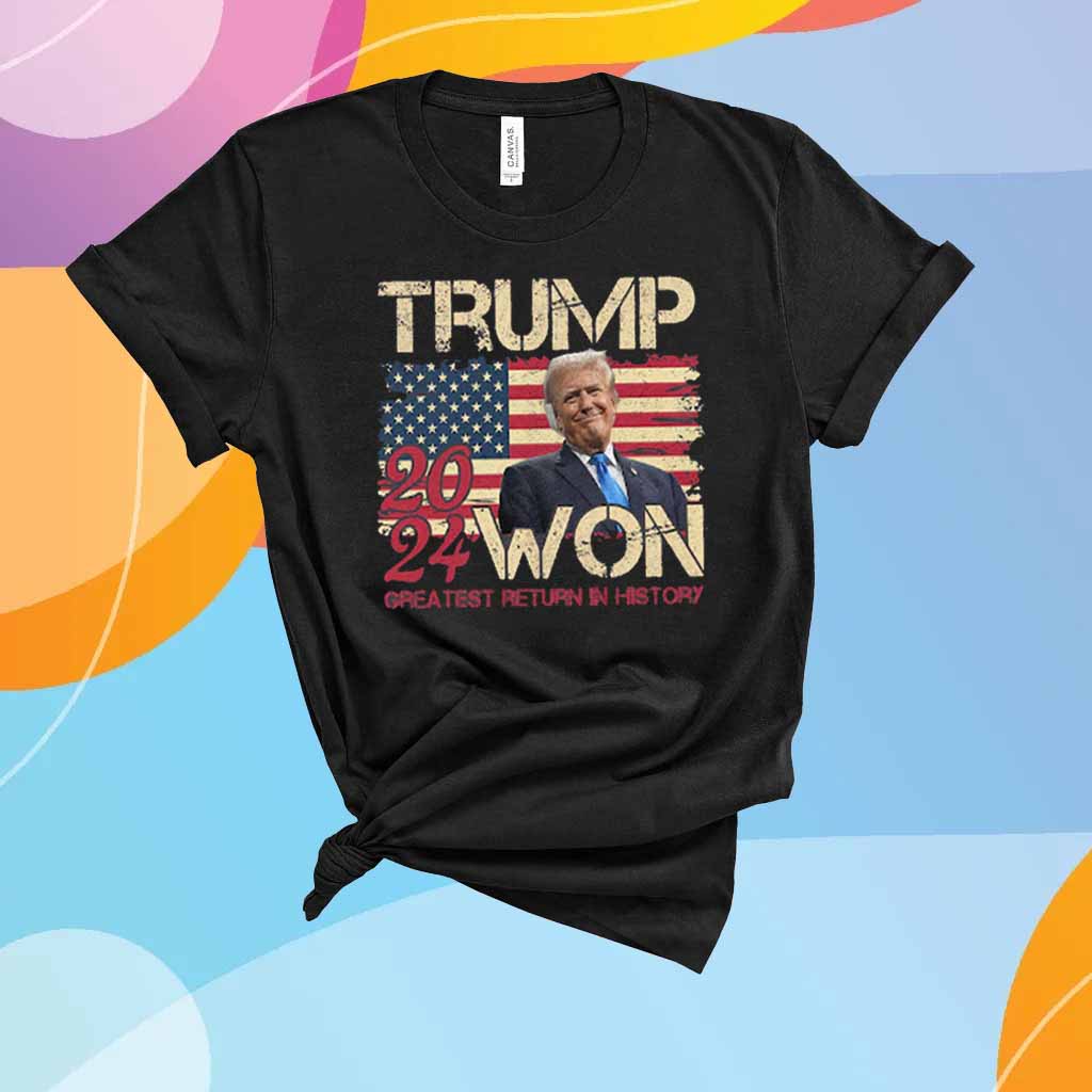 Trump We Won Win Inauguration Day 2025 47th President T-Shirt