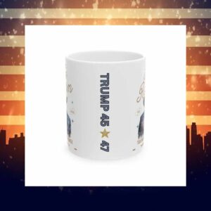 Trump Win western the Return, Trump 45 47 Mug