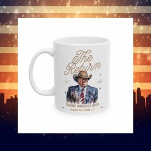 Trump Win western the Return, Trump 45 47 Mug