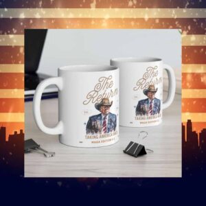 Trump Win western the Return, Trump 45 47 Mug