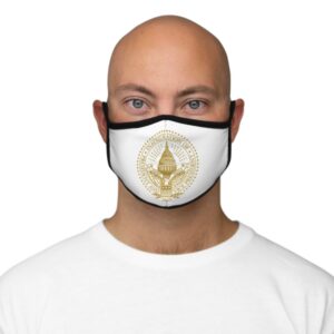 2025 Trump Inaugural Seal White Face Mask